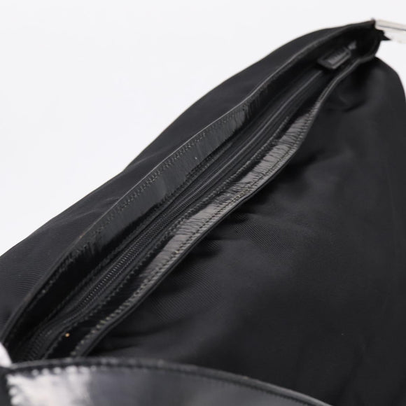 GUCCI Boston Bag Nylon Black 012 2122 0161 10 Auth am4144