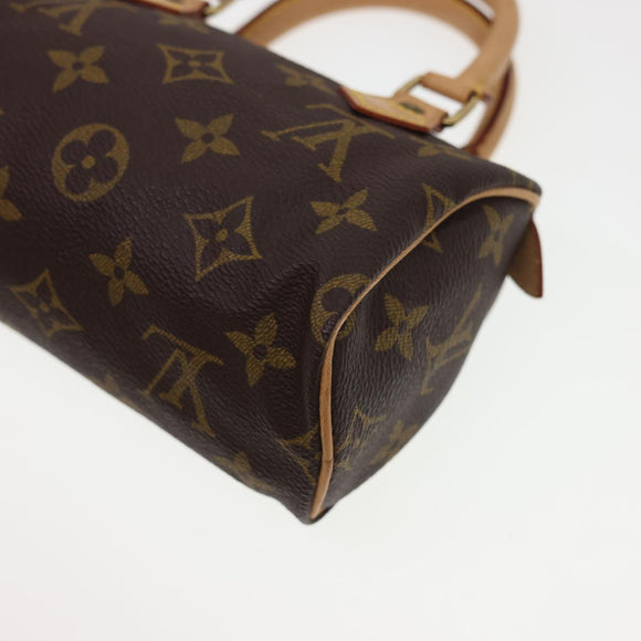 LOUIS VUITTON Monogram Mini Speedy Hand Bag M41534 LV Auth am4166SAV