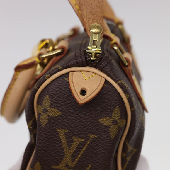 LOUIS VUITTON Monogram Mini Speedy Hand Bag M41534 LV Auth am4166SAV