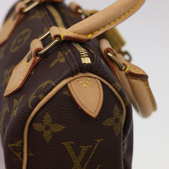 LOUIS VUITTON Monogram Mini Speedy Hand Bag M41534 LV Auth am4166SAV