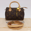 LOUIS VUITTON Monogram Mini Speedy Hand Bag M41534 LV Auth am4166V-12