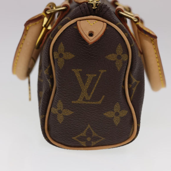 LOUIS VUITTON Monogram Mini Speedy Hand Bag M41534 LV Auth am4166SAV