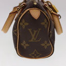 LOUIS VUITTON Monogram Mini Speedy Hand Bag M41534 LV Auth am4166V-4