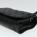 TORY BURCH Chain Shoulder Bag Leather Black Auth am4322-15