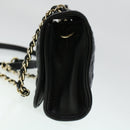 TORY BURCH Chain Shoulder Bag Leather Black Auth am4322-3