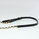 TORY BURCH Chain Shoulder Bag Leather Black Auth am4322-14