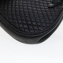 BALLY Chain Shoulder Bag Leather Black Auth am4369-8