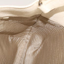 PRADA Shoulder Bag Leather White Auth am4394-18