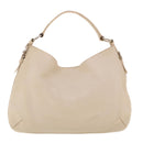PRADA Shoulder Bag Leather White Auth am4394-13