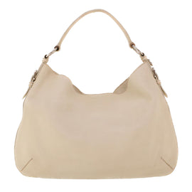 PRADA Shoulder Bag Leather White Auth am4394 - 0
