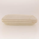 PRADA Shoulder Bag Leather White Auth am4394-5