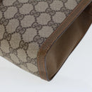 GUCCI GG Canvas Web Sherry Line Clutch Bag Beige Red Green 89.01.033 Auth am4410-14