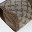 GUCCI GG Canvas Web Sherry Line Clutch Bag Beige Red Green 89.01.033 Auth am4410-15