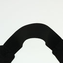 GUCCI GG Canvas Sherry Line Sun Visor S Black Gold 139315 Auth am4449-10