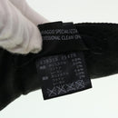 GUCCI GG Canvas Sherry Line Sun Visor S Black Gold 139315 Auth am4449-11