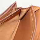 HERMES Sac Adepeche Business Bag Leather Brown Auth am4465-22