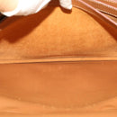 HERMES Sac Adepeche Business Bag Leather Brown Auth am4465-24