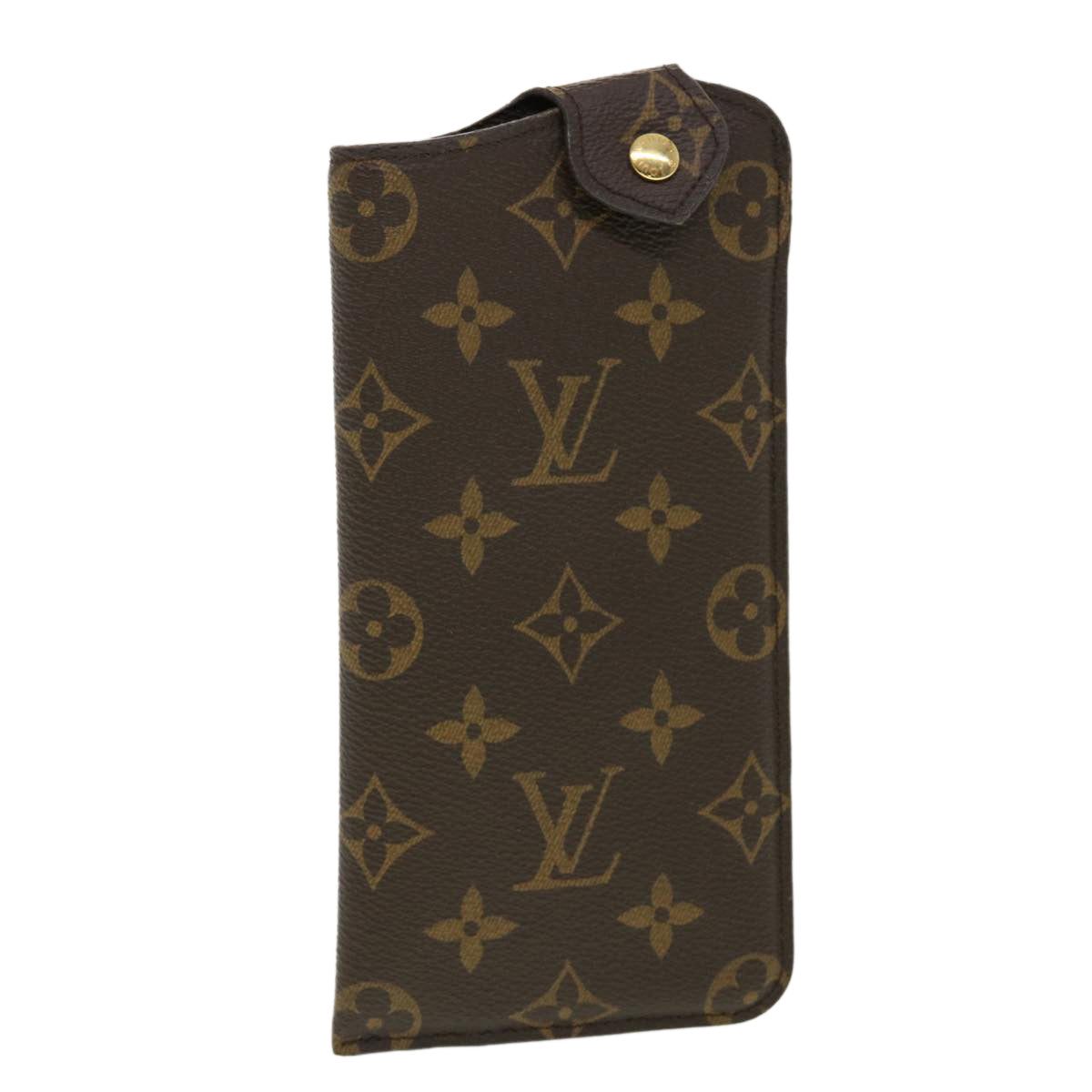 LOUIS VUITTON Monogram Etui Lunette MM Glasses Case M66544 LV Auth am4472