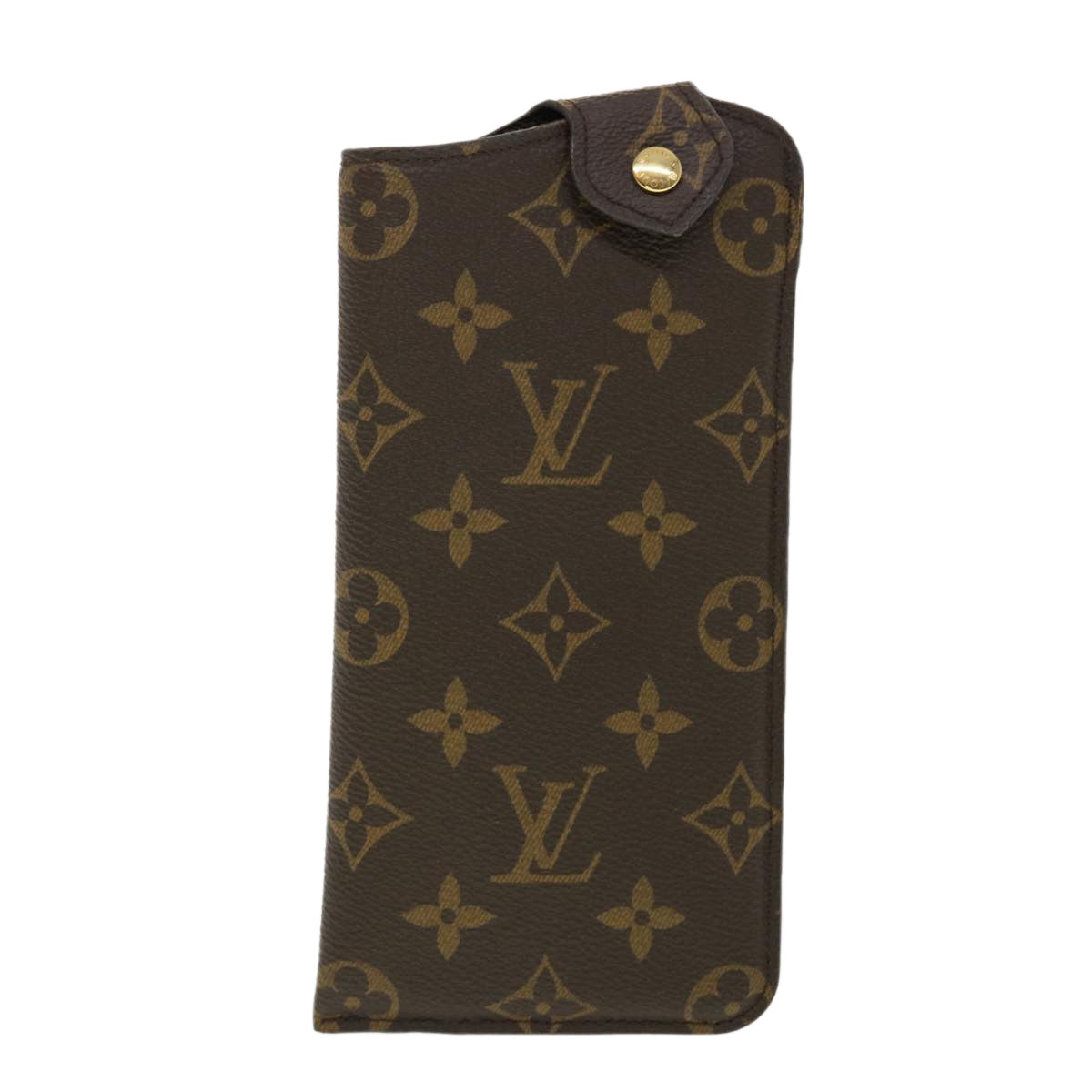 LOUIS VUITTON Monogram Etui Lunette MM Glasses Case M66544 LV Auth am4472