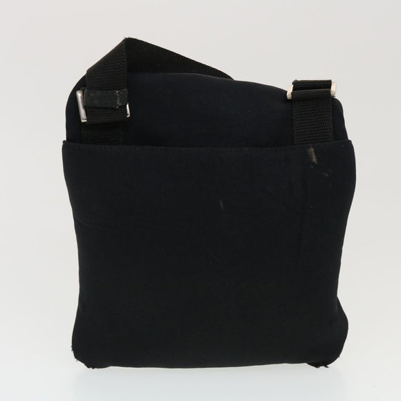 PRADA Shoulder Bag Hand Bag Leather Nylon 3Set Black Gray Auth am4509