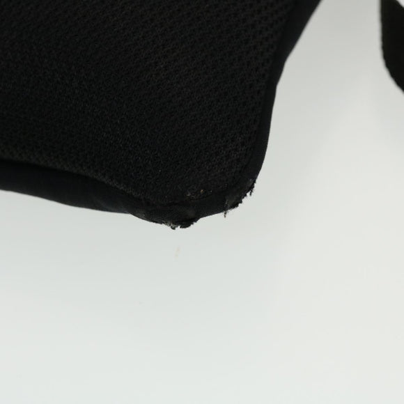 PRADA Shoulder Bag Hand Bag Leather Nylon 3Set Black Gray Auth am4509