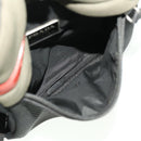 PRADA Shoulder Bag Hand Bag Leather Nylon 3Set Black Gray Auth am4509-21