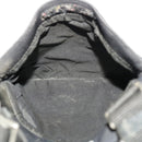 PRADA Shoulder Bag Hand Bag Leather Nylon 3Set Black Gray Auth am4509-22