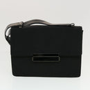 PRADA Shoulder Bag Hand Bag Leather Nylon 3Set Black Gray Auth am4509-24