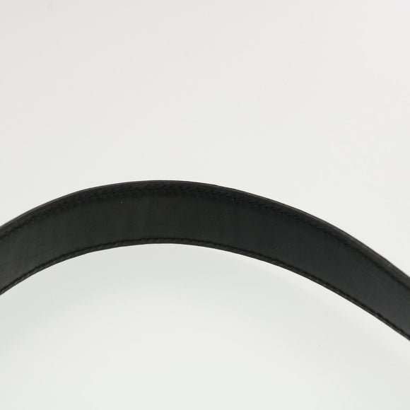 PRADA Shoulder Bag Hand Bag Leather Nylon 3Set Black Gray Auth am4509