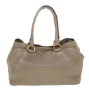 PRADA Shoulder Bag Hand Bag Leather Nylon 3Set Black Gray Auth am4509-3