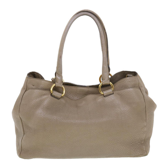 PRADA Shoulder Bag Hand Bag Leather Nylon 3Set Black Gray Auth am4509