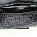 PRADA Shoulder Bag Hand Bag Leather Nylon 3Set Black Gray Auth am4509-31