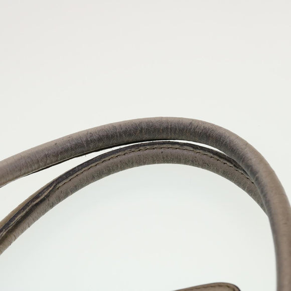 PRADA Shoulder Bag Hand Bag Leather Nylon 3Set Black Gray Auth am4509