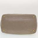 PRADA Shoulder Bag Hand Bag Leather Nylon 3Set Black Gray Auth am4509-8