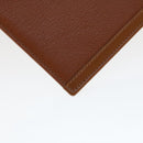 BVLGARI Doppio Tondo Day Planner Cover Leather Brown LI.D08.29086 Auth am4537-17
