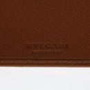 BVLGARI Doppio Tondo Day Planner Cover Leather Brown LI.D08.29086 Auth am4537-18