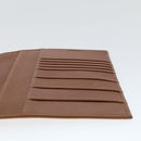 BVLGARI Doppio Tondo Day Planner Cover Leather Brown LI.D08.29086 Auth am4537-21
