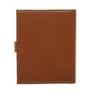 BVLGARI Doppio Tondo Day Planner Cover Leather Brown LI.D08.29086 Auth am4537-2