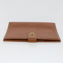 BVLGARI Doppio Tondo Day Planner Cover Leather Brown LI.D08.29086 Auth am4537-5