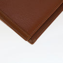 BVLGARI Doppio Tondo Day Planner Cover Leather Brown LI.D08.29086 Auth am4537-14