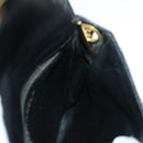 CHANEL Matelasse Turn Lock Chain Shoulder Bag Lamb Skin Black CC Auth am4542-23