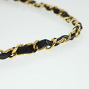 CHANEL Matelasse Turn Lock Chain Shoulder Bag Lamb Skin Black CC Auth am4542-7