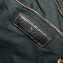 BURBERRY Nova Check Shoulder Bag Leather Silver Auth am4544-18