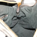 BURBERRY Nova Check Shoulder Bag Leather Silver Auth am4544-19