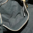 BURBERRY Nova Check Shoulder Bag Leather Silver Auth am4544-21