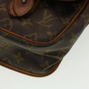 LOUIS VUITTON Monogram Gibeciere MM Shoulder Bag M42247 LV Auth am4560-15
