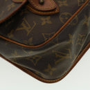 LOUIS VUITTON Monogram Gibeciere MM Shoulder Bag M42247 LV Auth am4560-16