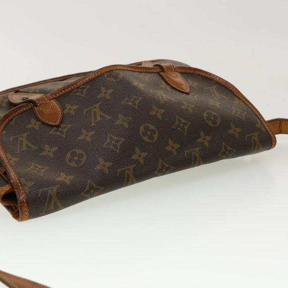 LOUIS VUITTON Monogram Gibeciere MM Shoulder Bag M42247 LV Auth am4560