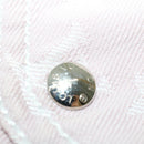 LOUIS VUITTON Monogram Denim Capri Pants 38 Pink LV Auth am4578M-10