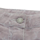 LOUIS VUITTON Monogram Denim Capri Pants 38 Pink LV Auth am4578M-3